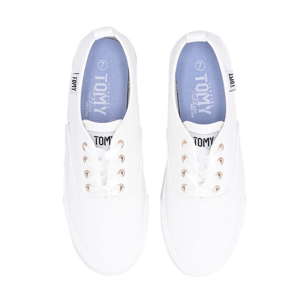 Tomy Bella Lace-Up Fashion Sneakers - White