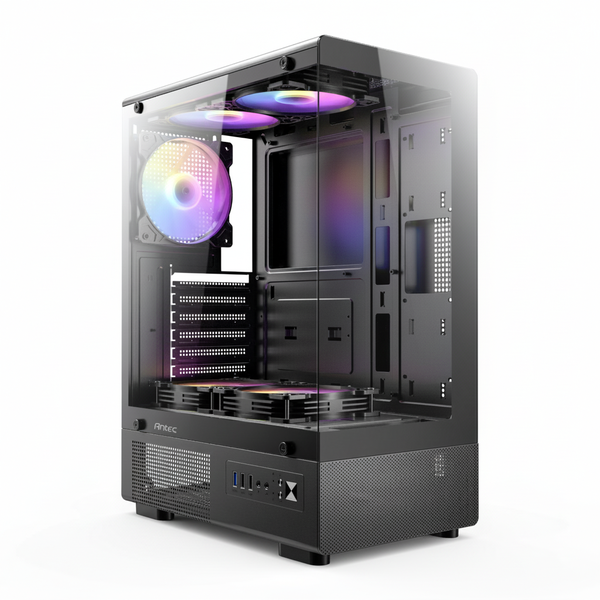 Antec ARGB ATX Gaming Chassis with Tempered Glass Side Panel