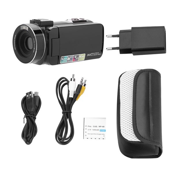 1080P Mini HD Video Camera, 24MP, 16x Zoom, DV Camcorder