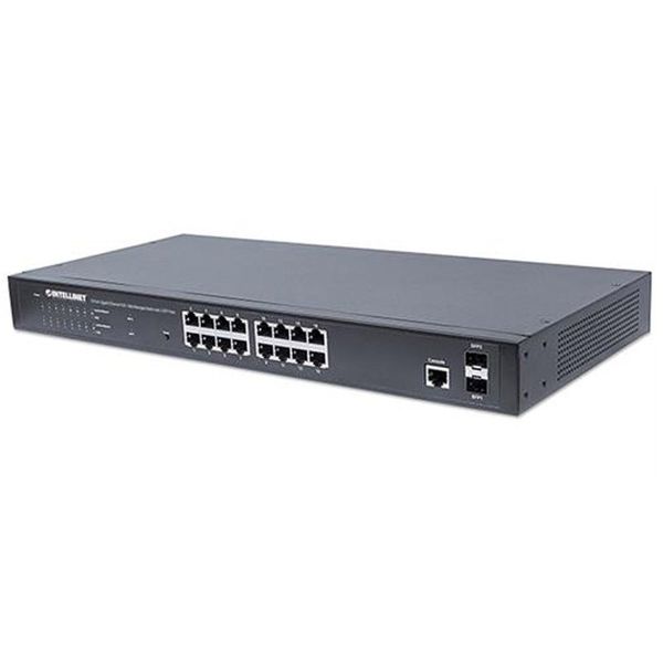Intellinet 16-Port Gigabit Ethernet PoE+ Web-Managed Switch