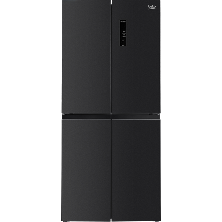 Beko 79cm Multidoor 442L Fridge Freezer No Frost with HarvestFresh Brushed Dark Inox