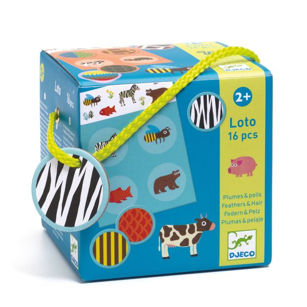 Djeco Lotto Game - Feathers and Fur
