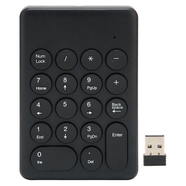 Numeric Keypad Office 18 Key Wireless Black