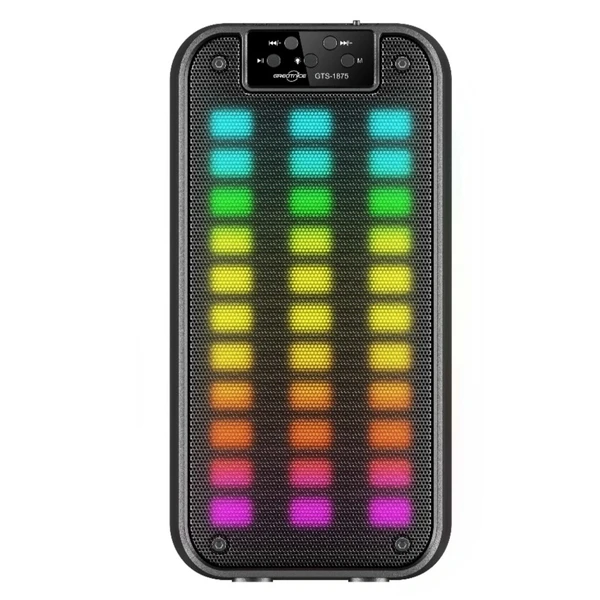 GTS-1875 Bluetooth Party Speaker with RGB Lights 2x4inch