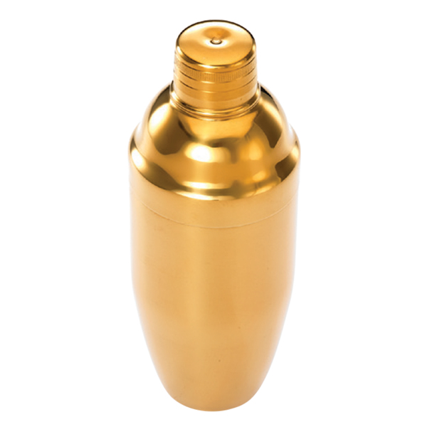 Cocktail Shaker - Cobbler - Japanese Style - Gold Plated - 700ml