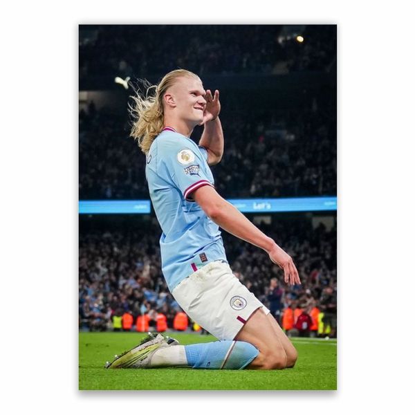 Erling Haaland Celebration Poster - A1