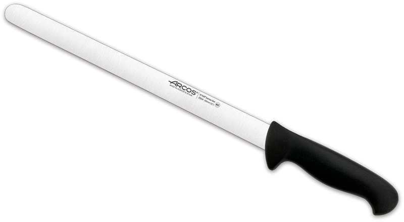 Knife 300mm Plain Slicing With Black Handle Arcos - 2900 Series