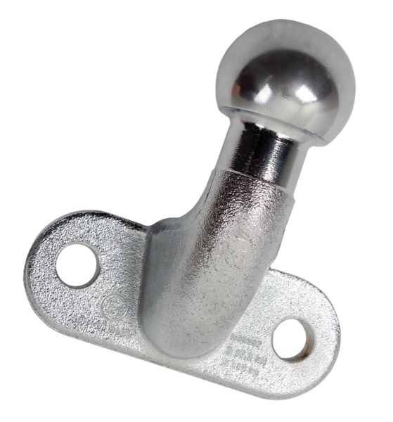 Extra Length 50mm Goose Neck Tow Ball - 3.5 Ton Capacity (Silver)