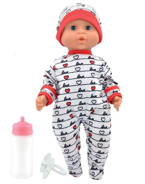 Baby Joy Doll 38cm(15") Heart Outfit Soft Body&amp;Sleeping Eyes,Nurturing Play