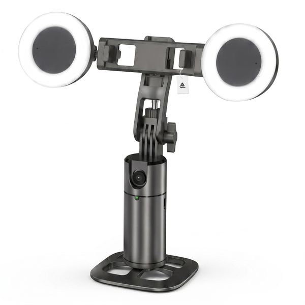 Topika Tripod Stand For Phone Rotating Motion Tripod 360 Face Tracking