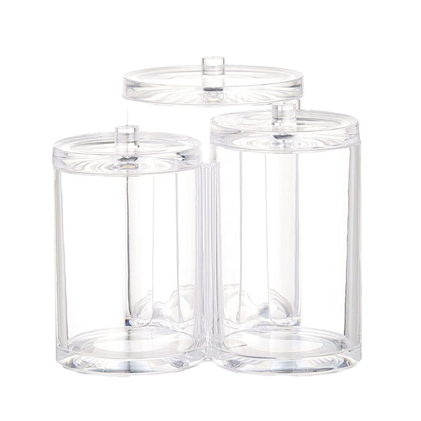 Clear Acrylic Cotton Swab Holder