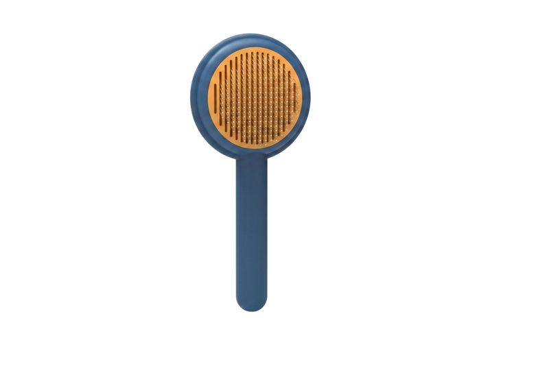 Self Cleaning Two Tone Pet Slicker Grooming Brush For Cats &amp; Dogs Brush