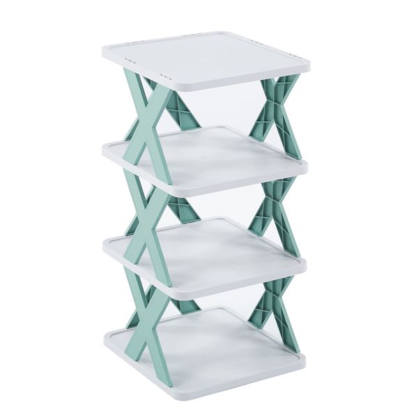 4 Tier Foldable Shoe Rack Organizer