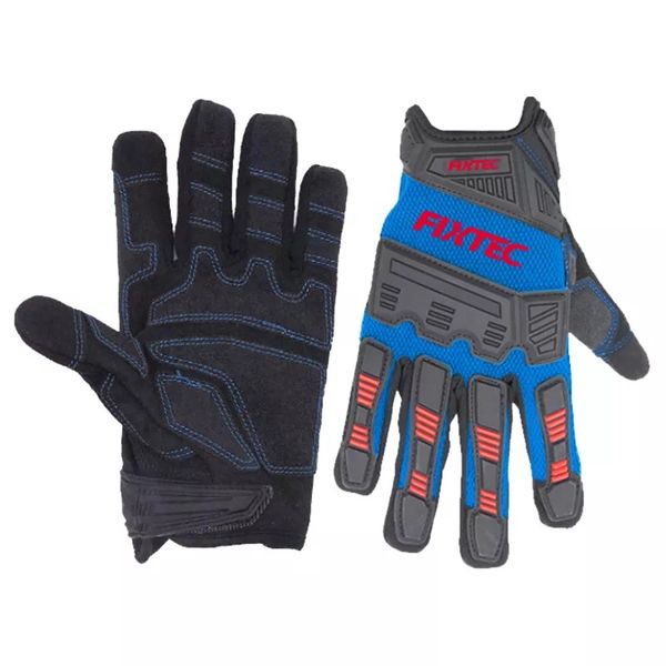 Fixtec Industrial Mechanic Gloves Reinforced Finger Tips