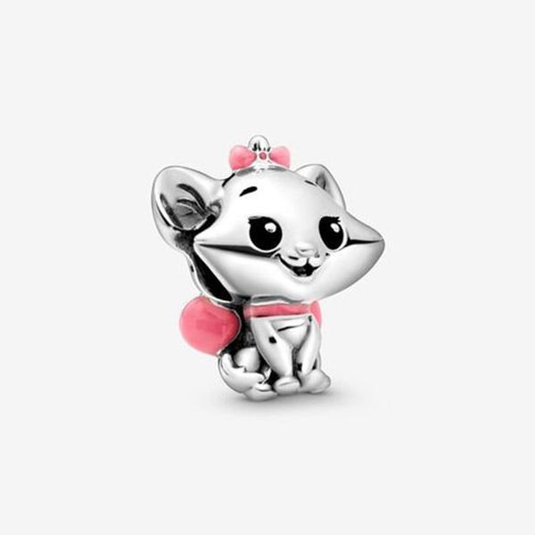 925 Sterling Silver Cat/Kitten Bracelet Charm / Pendant