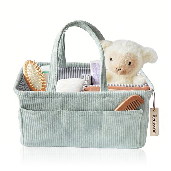 Baby Diaper Caddy Organizer Storage Basket for Newborn Essentials