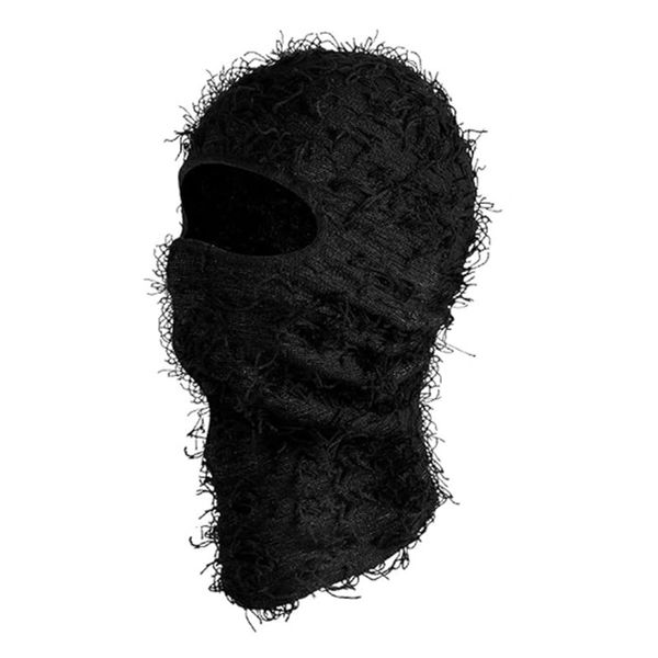 Single Hole Knitted Face Mask Party Acrylic Wool Outdoor Warm Head Cover