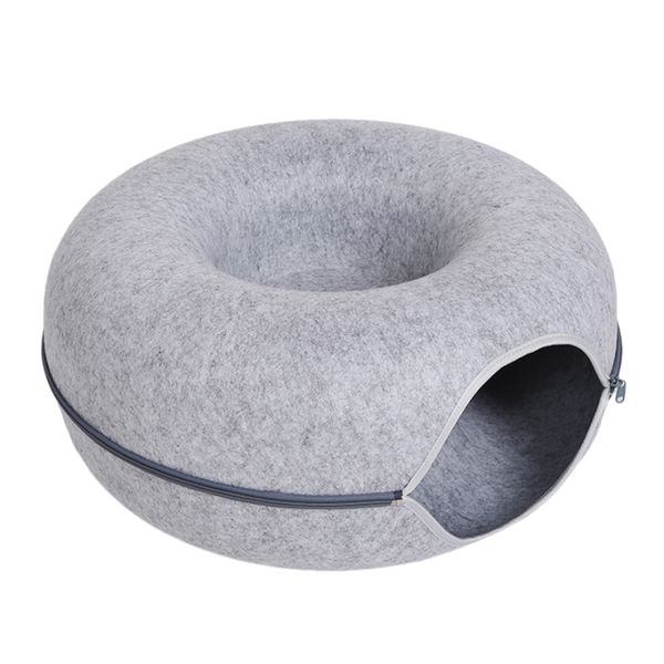 Cat Tunnel Bed Peekaboo Cat Cave Donut Tunnel Cat Nest Scratch Resistant