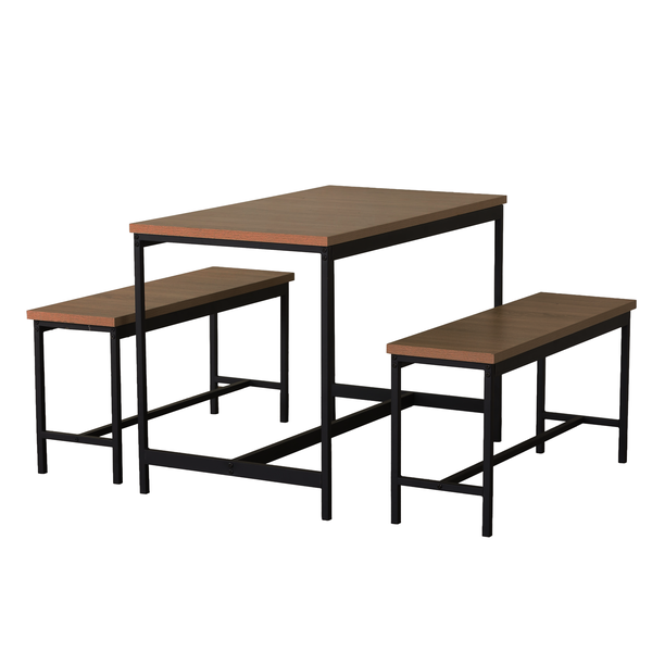 Siena Dining Set with Benches (Space Saving Dining Set)
