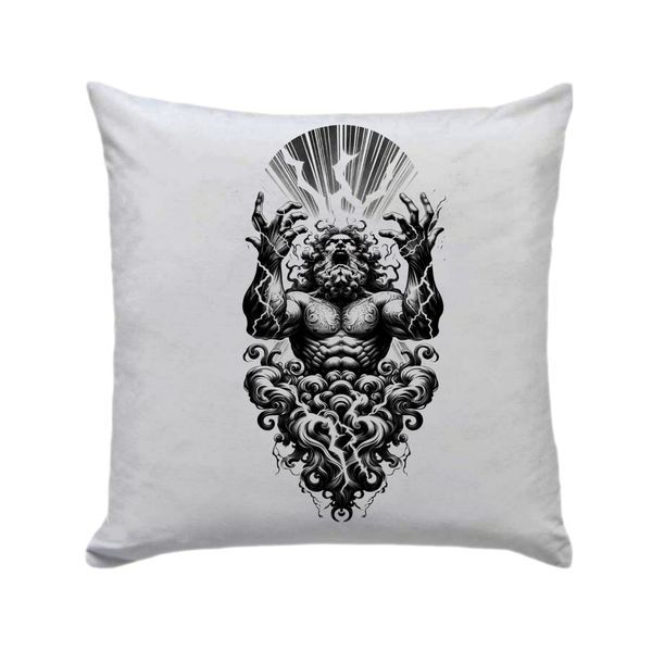 Zeus God of Thunder Decor Pillow 30cm x 30cm