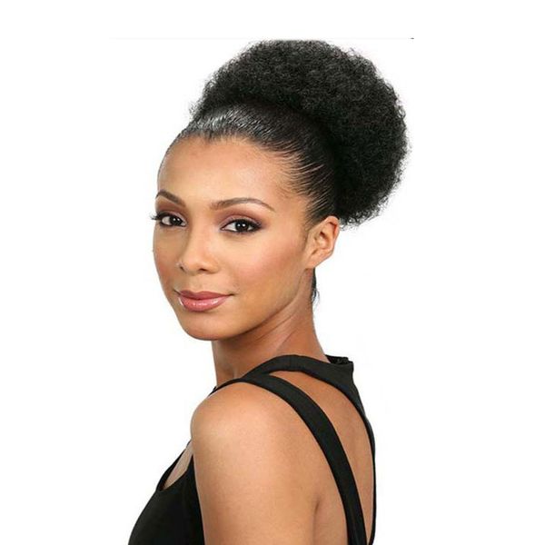 IPSTYLE Synthetic Afro Puff Drawstring Ponytail for Kids Women