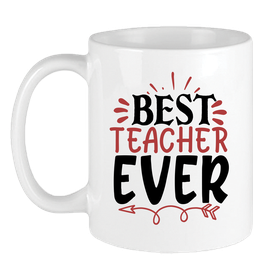 Printed Mug - Best Teacher Ever | Shop Today. Get it Tomorrow ...