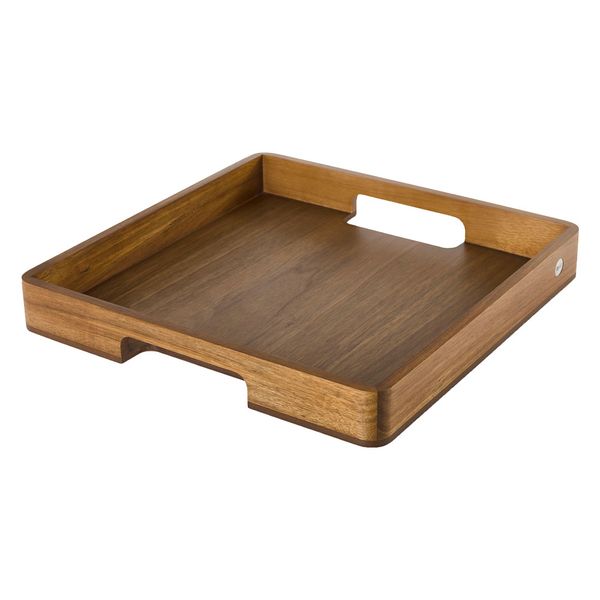 AdHoc Square Wooden Serving Tray with Handles - Serve Square 40x40x5cm