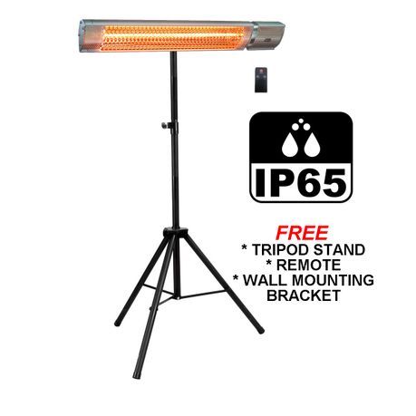 Wall Mounted Infrared Heater With Tripod stand -Dual Settings-IP65 | Shop  Today. Get it Tomorrow! | takealot.com