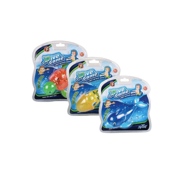 Dive Game- Assorted Dive Toys With Lights Pack Of 3 x1