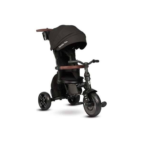 Qplay Comfo Max Tricycle with Reversing Seat &amp; Storage Black