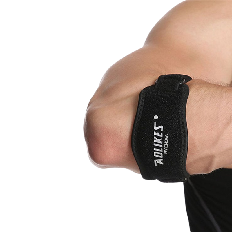 Enova Elbow Support Pad for Sports and Pain Relief - Black - 1Piece