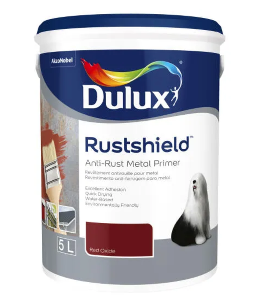 Dulux Rustshield Water Based Metal Primer Red Oxide 5lt