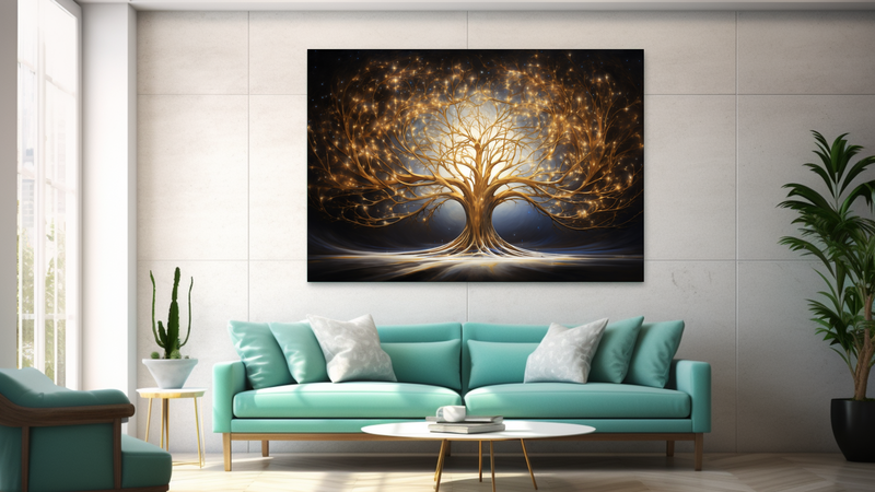 Canvas Wall Art - Celestrail Canopy Tree Abstract - JT0045