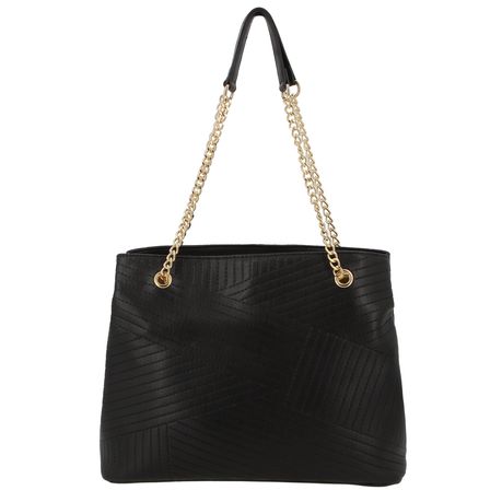 Pierre cardin chain discount handle leather bag