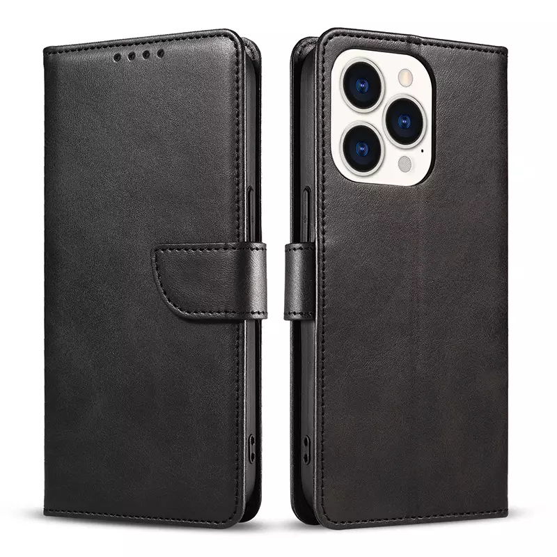 Leather Flip Wallet Cover for iPhone 15 / Pro / Pro Max | Shop Today ...