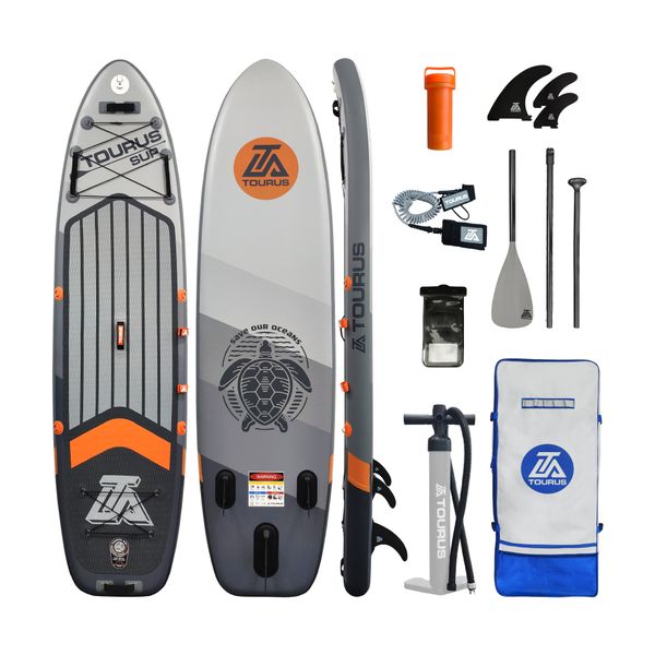 Tourus 10'6" Inflatable Stand Up Paddle Board SUP Kit Pink 320cm