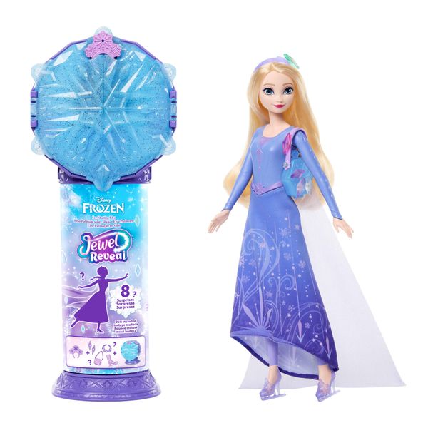Disney Frozen Jewel Reveal Ice Skating Elsa Fashion Doll