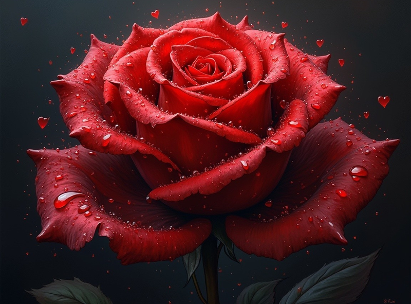 Canvas Wall Art Home Decor - Beautiful Rose