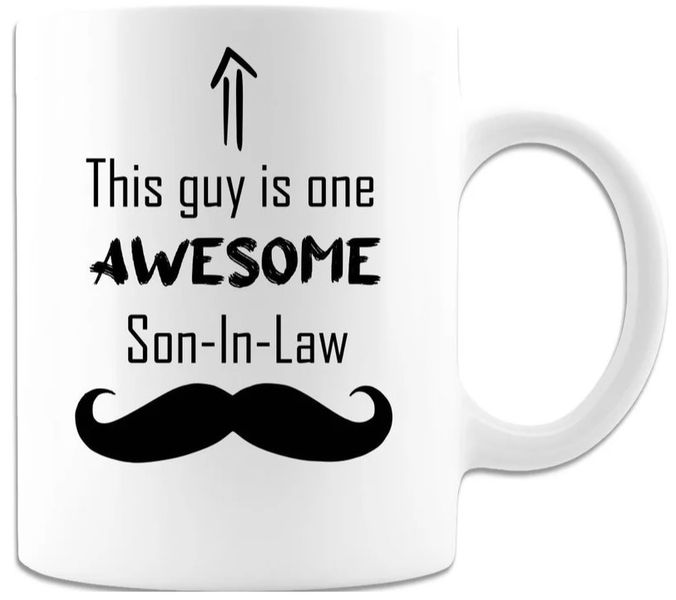 One Awesome Son In Law Birthday Christmas Father's Day Gift Mug
