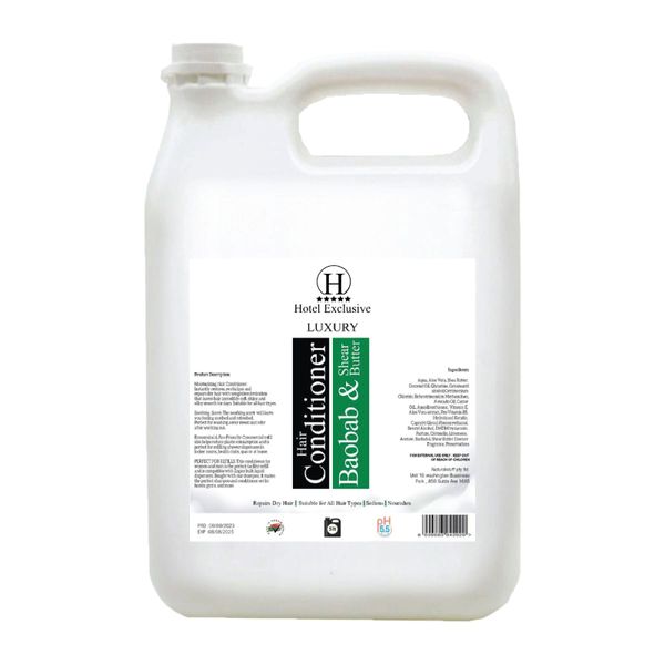 Hotel Exclusive Luxury Hair Conditioner Baobab &amp; Shea Butter 5lt