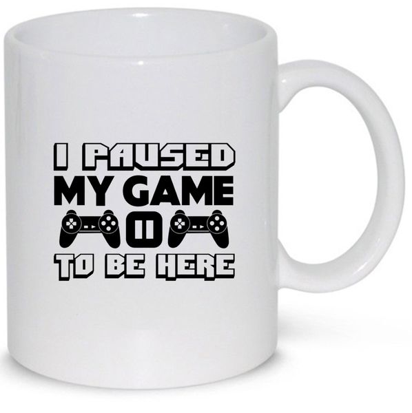 I Paused My Game Birthday Christmas Gaming Gift 11Oz Premium Coffee Mug
