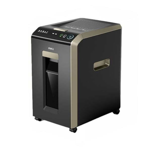 Deli Automatic Large Paper Shredder 200 Sheets 30L Bin Black