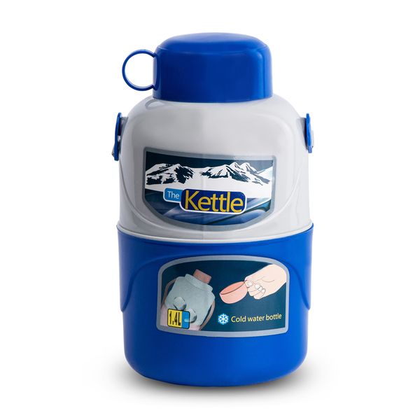 The Kettle - Flask - Thermal - Round - Blue &amp; Grey - 1.4L