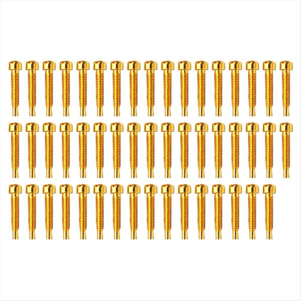 50pcs Pickup Pins-One Word-Guitar Parts Screw Rods Gold