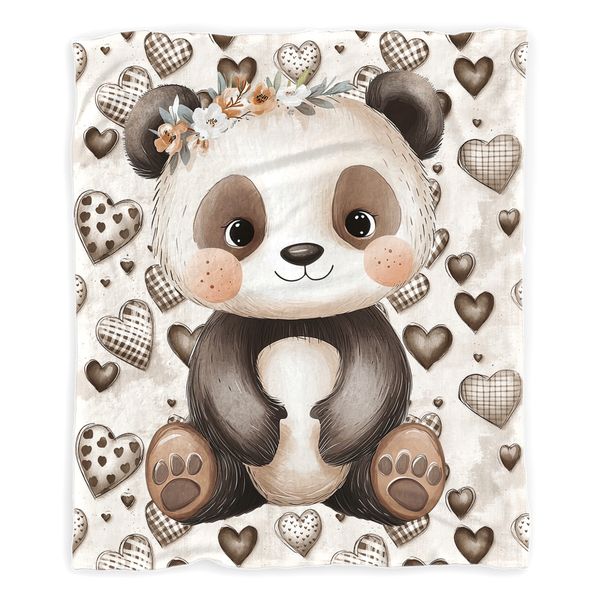 Baby Panda Baby Fleece Blanket