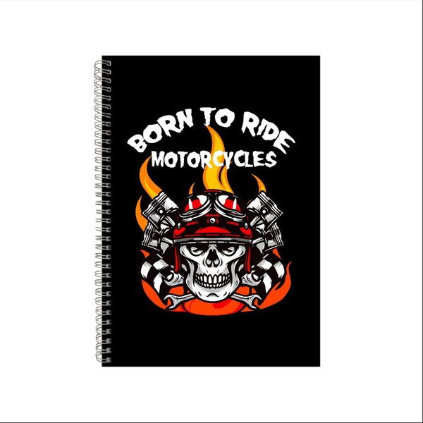 Born to Ride Motorcycles Notebook Gift Idea A4 Notepad Pad 25