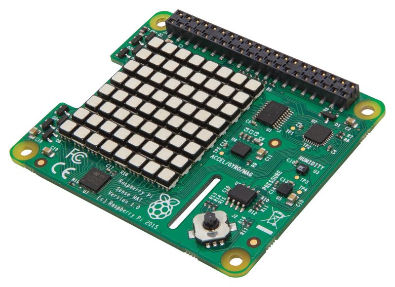RASPBERRY-PI RASPBERRYPI-SENSEHAT - Daughter Board, Raspberry Pi Sense HAT