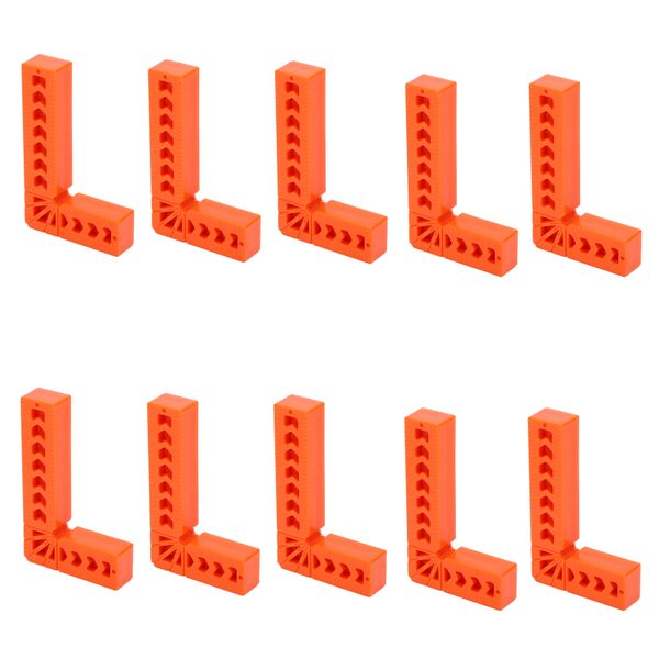 10-Piece 3" 90 Plastic Positioning Aids
