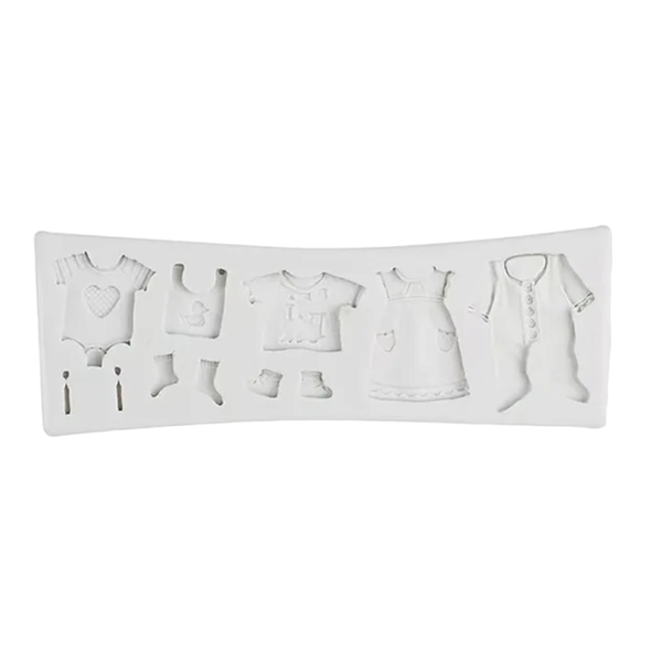 Baby Clothing Fondant and Icing Mould