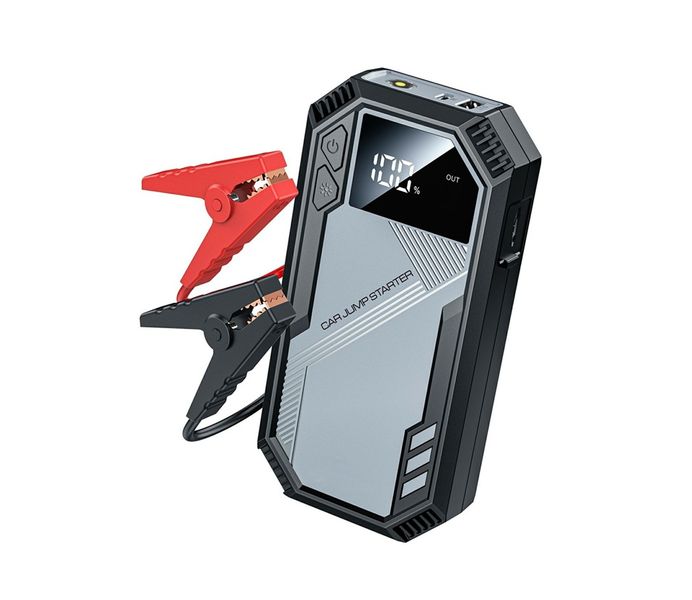 All-in-One 12V Car Jump Starter 6000mAh with Intelligent Protection Clamps
